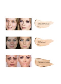 SACE LADY Pro Full Cover Liquid Concealer, Waterproof Smooth Matte Flawless Finish Creamy Concealer Foundation Corrector for Eye Dark Circles Spots Face Concealer Makeup Base, 6ml/0.20Fl Oz  - Image 5