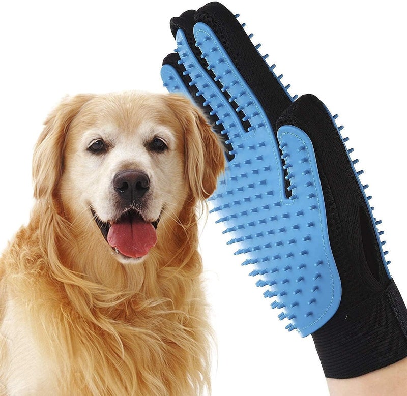Hocimit Dog Cleaner Gloves Deshedding Pet Grooming Washing Gloves for Dogs and Cats Hair Remover Brush Gloves Dog, Cat Bathing Scrubber Gloves - Image 3