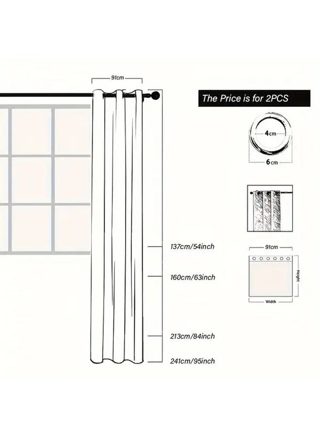 Teal Blackout Thermal Insulated Curtains 52x84 Inch Grommet Top Room Darkening For Bedroom - Image 4