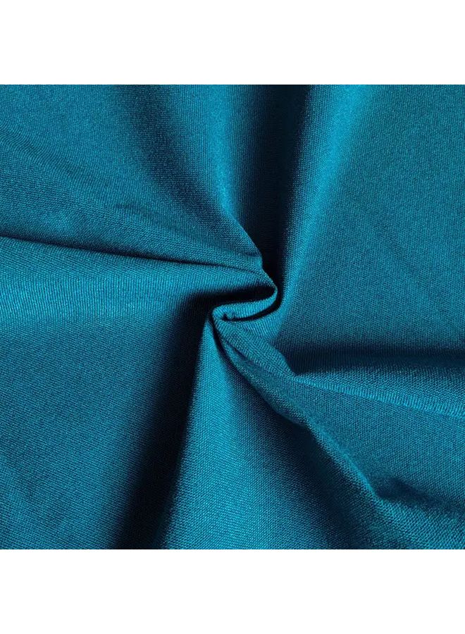 Teal Blackout Thermal Insulated Curtains 52x84 Inch Grommet Top Room Darkening For Bedroom - Image 5