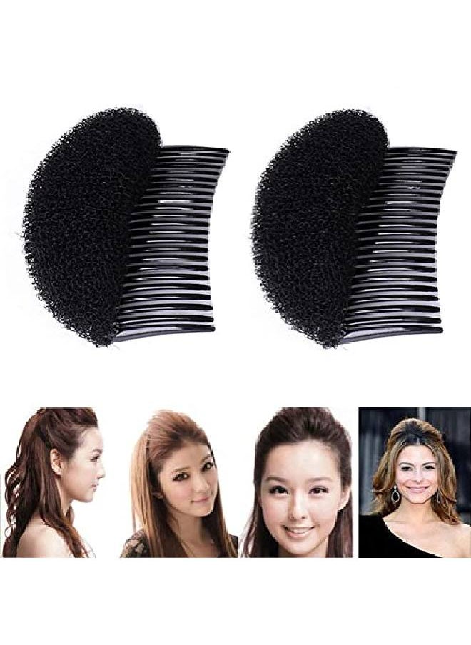 ericotry - Pack Of 2 Hair Styling Clip Stick Bun Maker Braid Tool Hair Accessories Charming Bump It Up Volume Inserts Do Beehive Hair Styler Hair Comb Diy Hair Beauty Tool - Image 1