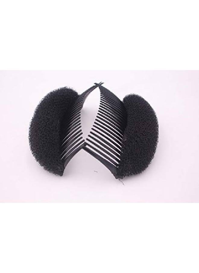 ericotry - Pack Of 2 Hair Styling Clip Stick Bun Maker Braid Tool Hair Accessories Charming Bump It Up Volume Inserts Do Beehive Hair Styler Hair Comb Diy Hair Beauty Tool - Image 1