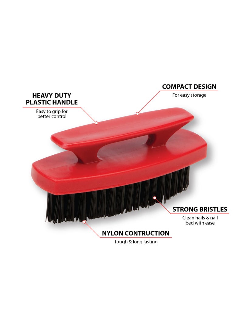 Performance Tool Performance Tool 20222 Heavy Duty Nylon Bristle Brush with Easy Grip Handle for Tough Cleaning Jobs  - Image 2