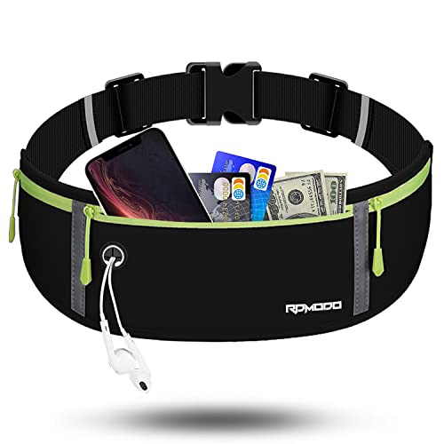 RDMODO Fanny Packs for Women Men, Running Belt Waist Bag, Waterproof Running Phone Holder Slim Plus Size Adjustable Money Belt Running Pouch for iPhone 16 15 14 13 12 Pro Max Xr SE Samsung Galaxy Note - Image 1