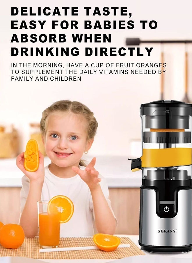 sokany Electric Citrus Juicer,800W High Power Orange Juicer with Fast Extraction for Orange, Lemon, Grapefruit - Image 4