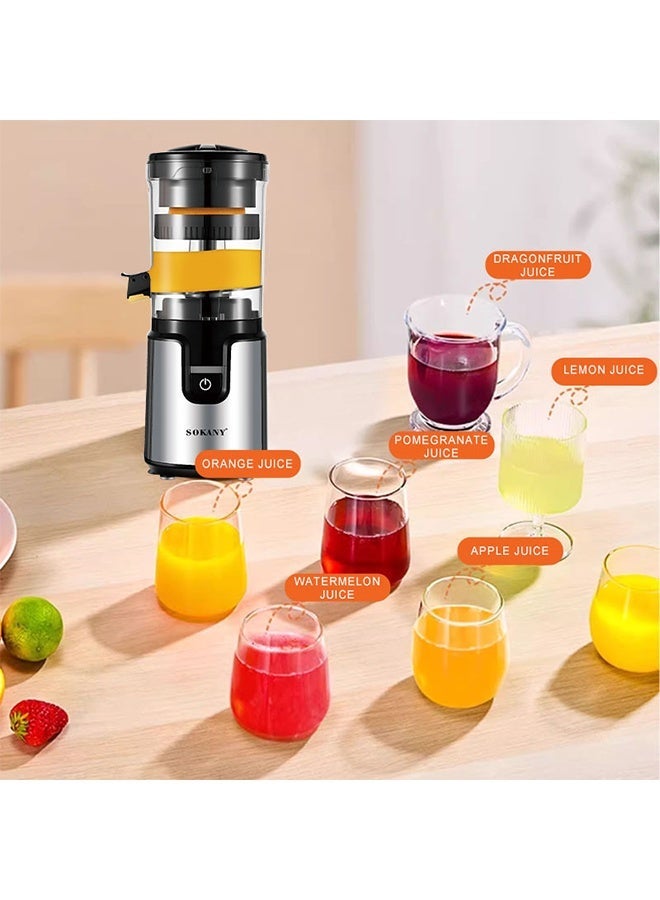 sokany Electric Citrus Juicer,800W High Power Orange Juicer with Fast Extraction for Orange, Lemon, Grapefruit - Image 3