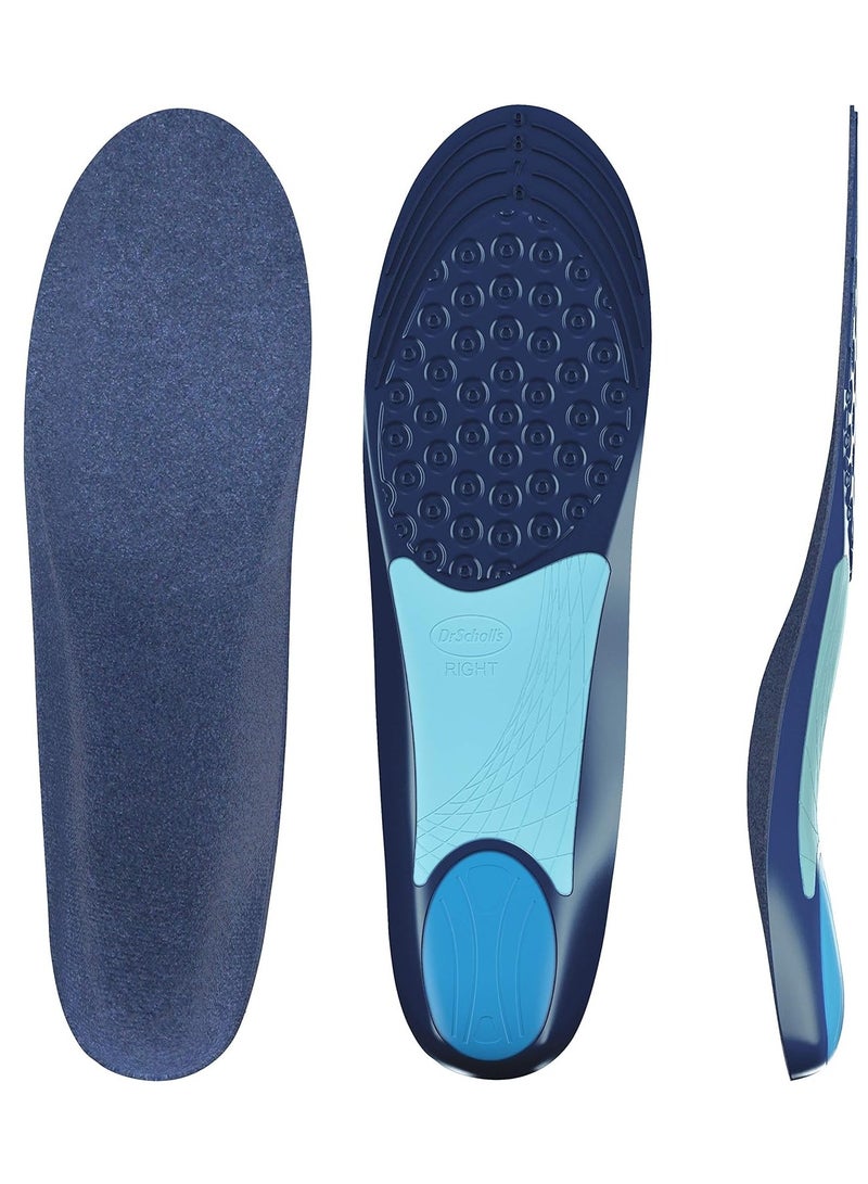 Dr. Scholl's Plantar Fasciitis Orthotics Foot Insole Shock Absorbing Heel Foam Cushion Reinforced Arch Women 6-10 1 Pair - Image 3
