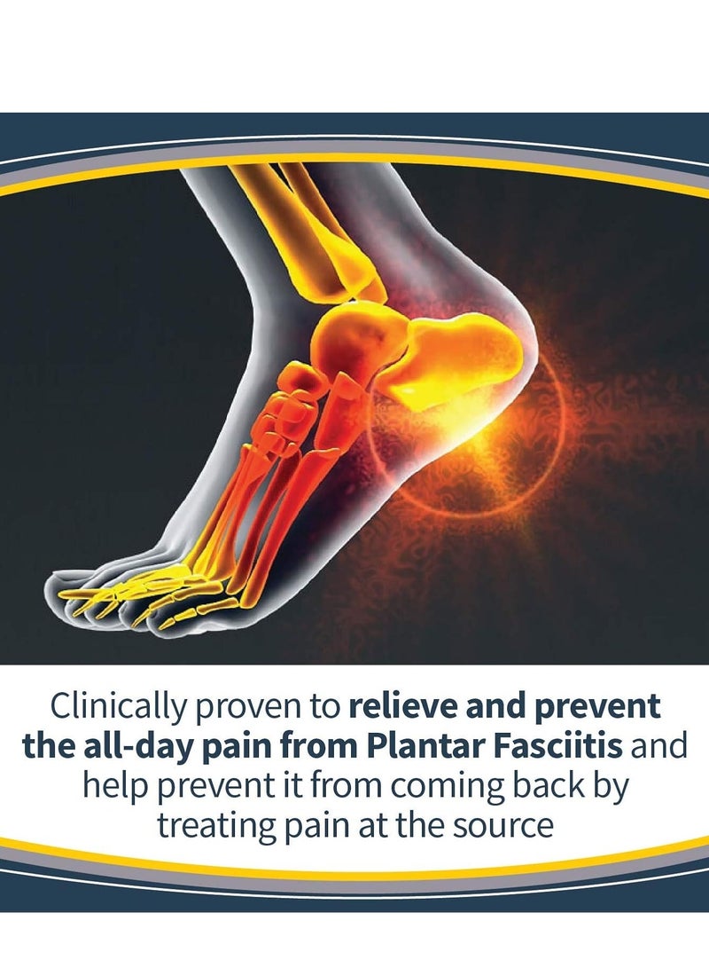 Dr. Scholl's Plantar Fasciitis Orthotics Foot Insole Shock Absorbing Heel Foam Cushion Reinforced Arch Women 6-10 1 Pair - Image 5