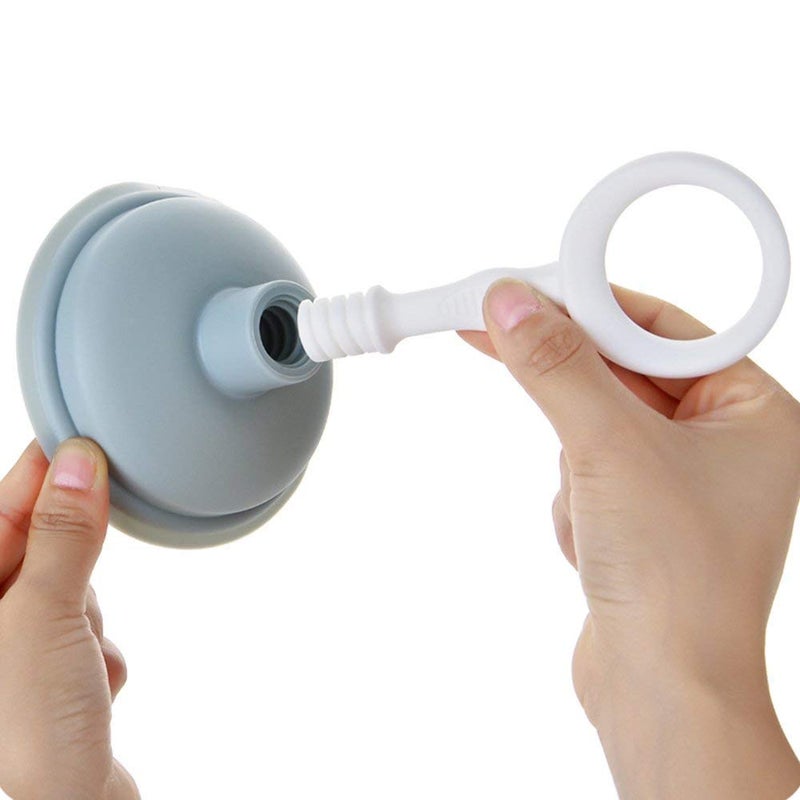 Skywalk Multipurpose Pipeline Sewer Dredge Suction Vacuum Pump Plunger Cleaner Drainer Wash Basin Sink Hole Kitchen Bathtub Bathroom Tool (Single Piece, Random Color) - Image 3