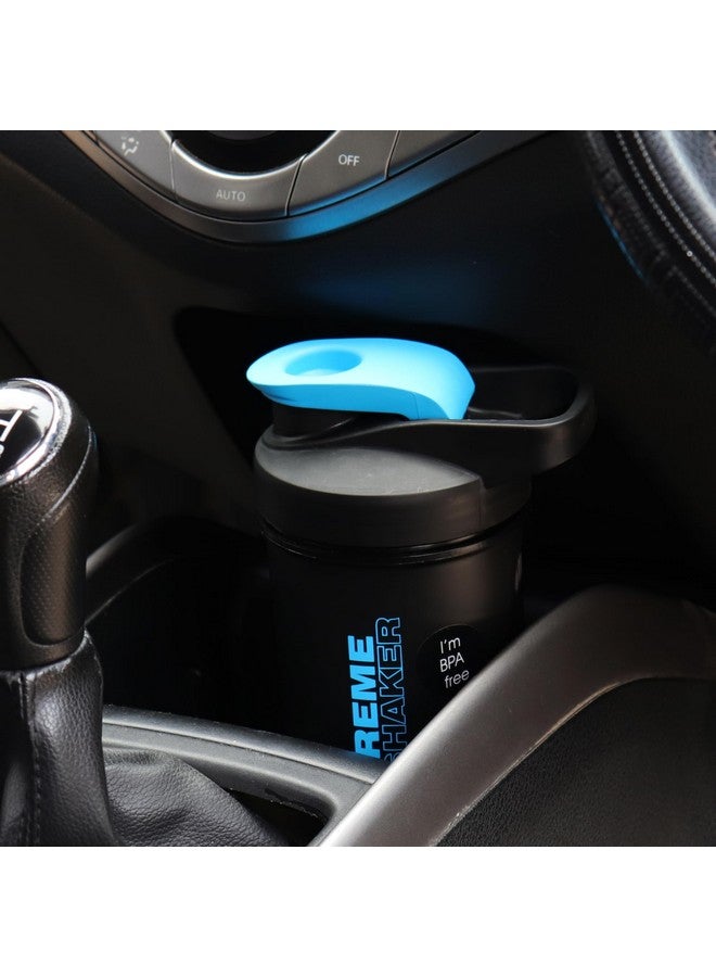 JAYPEE PLUS جايبي بلس إكستريم شاكر - زجاجة شاكر للجيم لخلط البروتين، زجاجات شاكر للبروتين، شاكر ما قبل التمرين، شاكر BCAA، زجاجة شاكر للبروتين للرجال والنساء خالية من BPA سعة 700 مل باللون الأسود والأزرق - Image 5