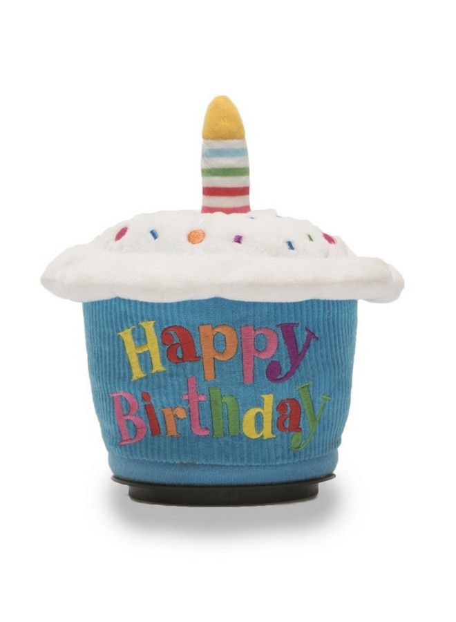 Cuddle Barn Birthday Cupcake Spinner ; Animated Cupcake Musical Plush Toy Spins And Lights Up To The Song Happy Birthday 8 Inches - Image 2
