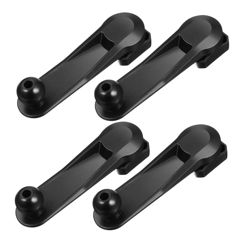 Rotatable Car Phone Holder Extension Rod Air Vent Mount 4pcs Black - Image 2