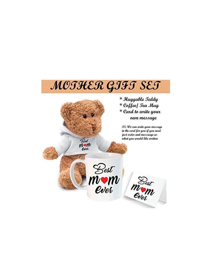PRINTSHOP4ME Mothers day special Teddy Gift set for Mom Design 1  - Image 2