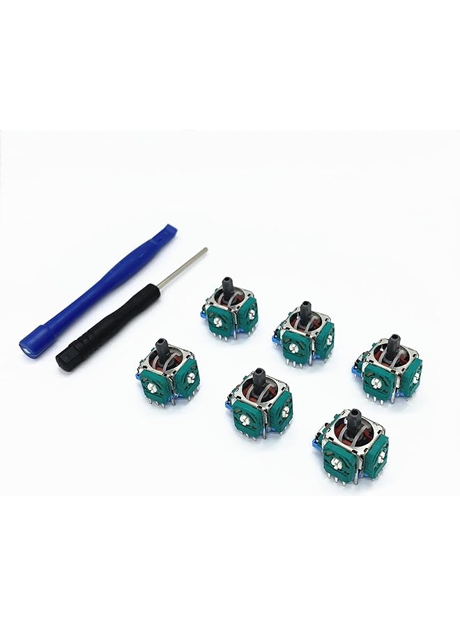 New Compatible 3D Analog Sensor Wheel Thumb Sticks Joystick Rocker Module Replacement For Sony Ps5 Game Controller 6Pcs - Image 1