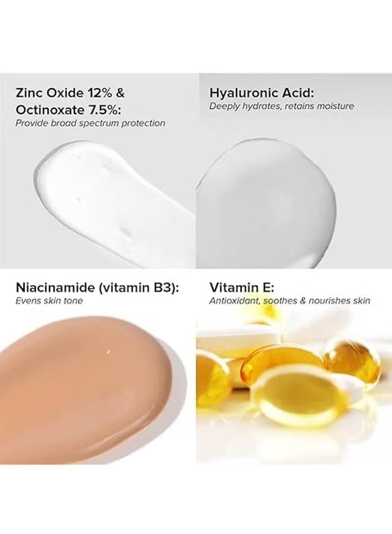 DRMTLGY Anti-Aging Tinted Moisturizer with SPF 46. Universal Tint. All-In-One Light Coverage Sheer Tinted Face Sunscreen with Broad Spectrum Protection Against UVA and UVB Rays. 1.7 oz - Image 3