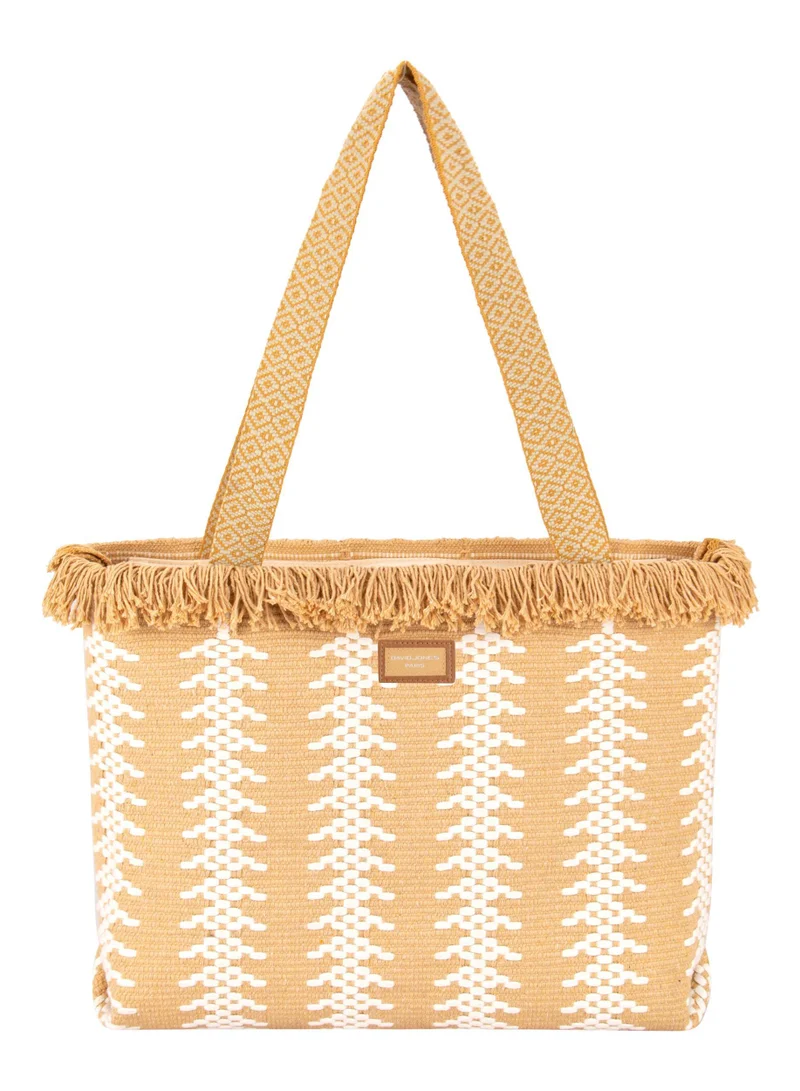 David Jones David Jones Kanza Womens Canvas Summer Tote Bags, Casual Beach Multifunction Bag,  Top Handle Shopping Crossbody Bag, Shoulder Bag Daily Working Handbag for Ladies Women Daily Use