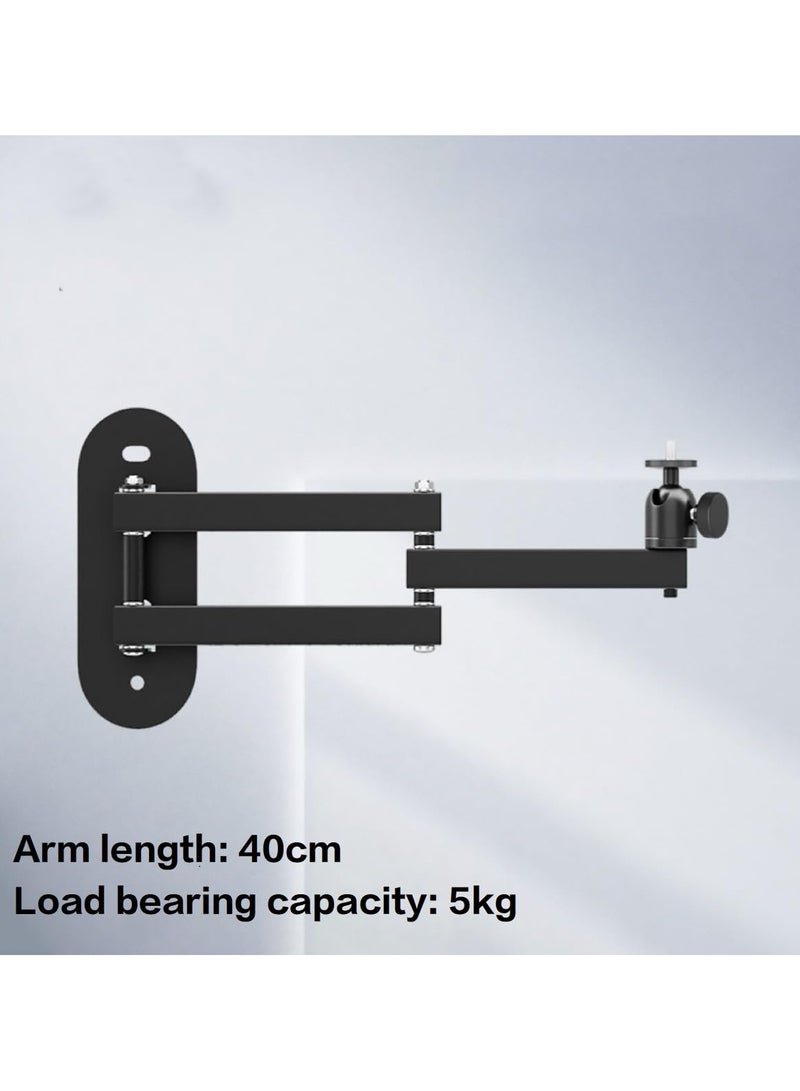 Anmi Foldable Projector Wall Mount, Universal Adjustable Projector Mount, 360° Rotatable, Ceiling Wall Projector Mount, Metal Projector Stand with 1/4 Thread for Home - Image 2