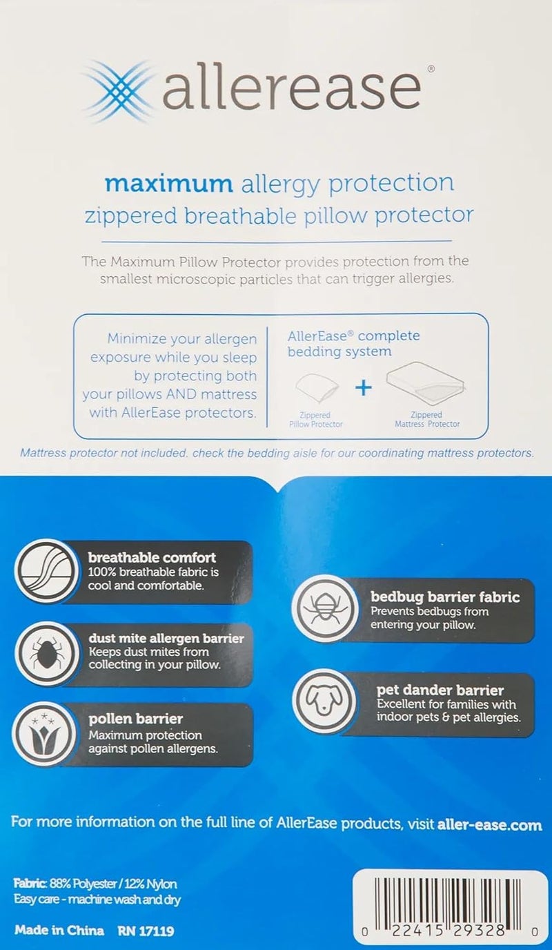 Aller-Ease Allergy Pillow Protector, King - Image 2