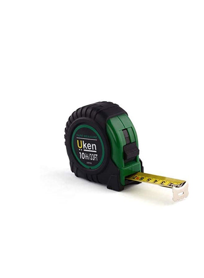 Uken Measuring Tape 10 Meter Green