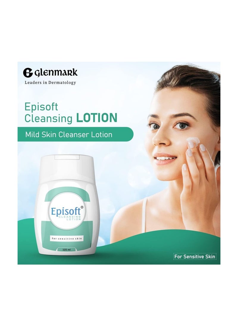 Episoft - Episoft, Cleansing Lotion For Sensitive Skin ml, NIL, 125 millilitre - Image 1
