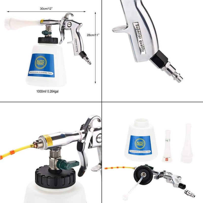 CPROSP Tornado Car Washer, High Pressure Interior Cleaner, Turbo Cleaning Gun - Image 2