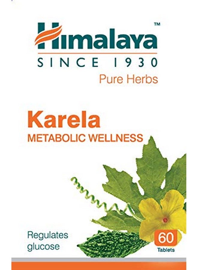 Himalaya Himalaya Wellness Pure Herbs Karela Metabolic Wellness - 60 Tablets, White - Image 3