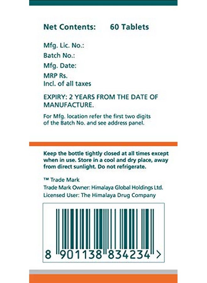 Himalaya Himalaya Wellness Pure Herbs Karela Metabolic Wellness - 60 Tablets, White - Image 4