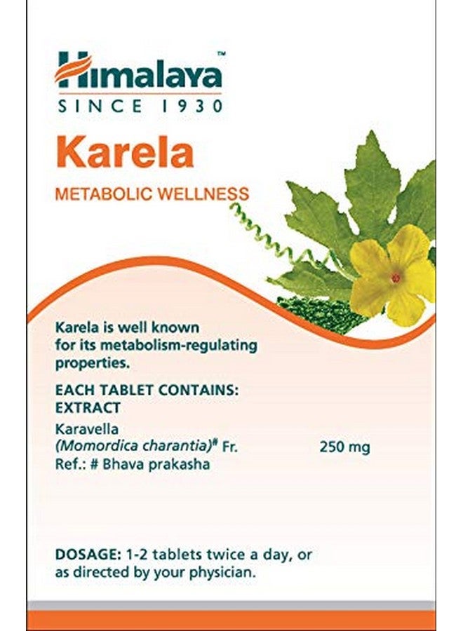 Himalaya Himalaya Wellness Pure Herbs Karela Metabolic Wellness - 60 Tablets, White - Image 5
