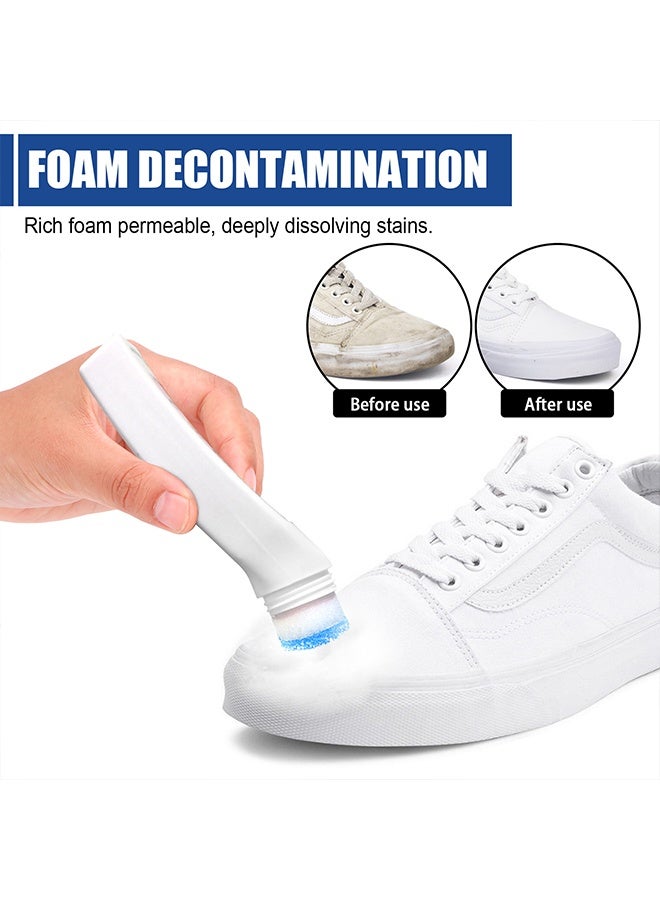 Jaysuing Small White Shoes Cleaning & Whitening Agent - Sneaker Cleaner Set, Waterless Foam Sneaker Cleaner Quick Clean Sneaker Cleaner, Suitable for White Shoe Cleaner, Suede, Boots, Canvas, PU, Fabric, etc.  - Image 3