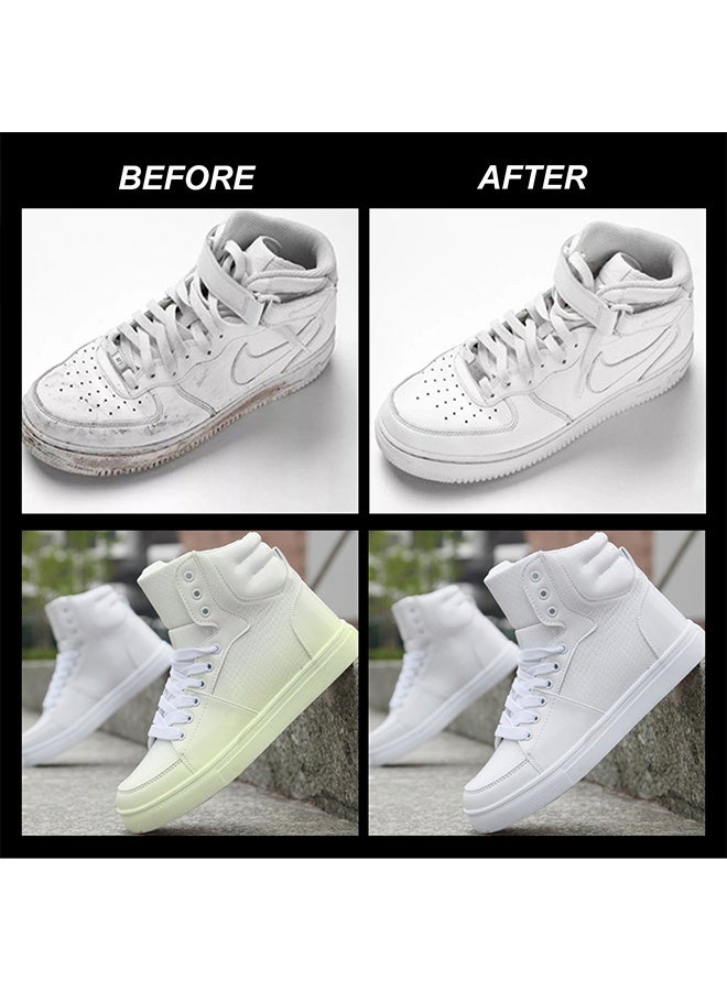 Jaysuing Small White Shoes Cleaning & Whitening Agent - Sneaker Cleaner Set, Waterless Foam Sneaker Cleaner Quick Clean Sneaker Cleaner, Suitable for White Shoe Cleaner, Suede, Boots, Canvas, PU, Fabric, etc.  - Image 5