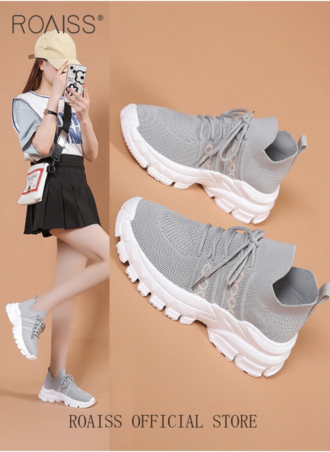 Women's Thick Sole Sneakers Women's Mesh Dad Shoes Women's Thick Sole Hollow Casual Shoes - pzsku/ZA67D4C5E79A9A4D162AEZ/45/_/1736501572/1406e20b-6890-49f2-b734-fae7981befb7