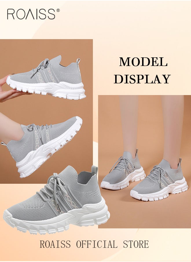 Women's Thick Sole Sneakers Women's Mesh Dad Shoes Women's Thick Sole Hollow Casual Shoes - pzsku/ZA67D4C5E79A9A4D162AEZ/45/_/1736501573/36424250-d492-4ce2-b0ff-550221d7656a