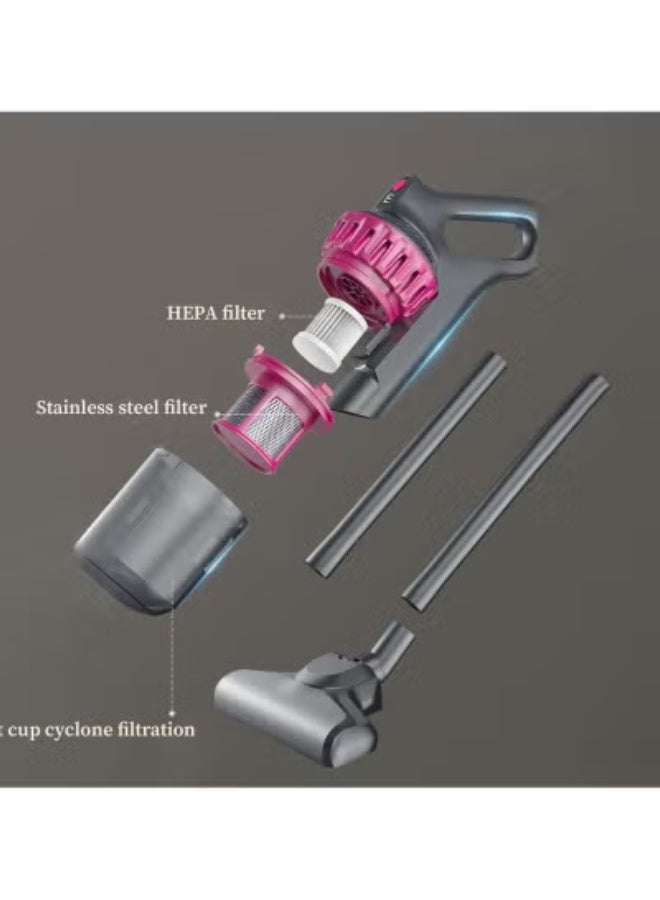 Cordless 4-in-1 Vacuum Cleaner – 10000Pa Suction Power with UV Mite Removal & HEPA Filter – Stick & Handheld Design – Ultra Quiet, Lightweight for Home, Car, Mattress, Pet Hair & Carpet Cleaning - Image 2