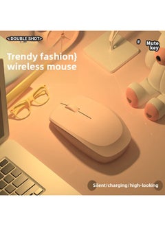 Generic [95% Favorable Rate] Wireless Mouse Bluetooth Rechargeable Typec Mute Silent Girls Office Notebook-Specification:Matcha Green (upgraded Chip-single Mode Wireless) Silent-resonance Official Authentic [2-year Warranty/rapid Delivery]  - Image 3