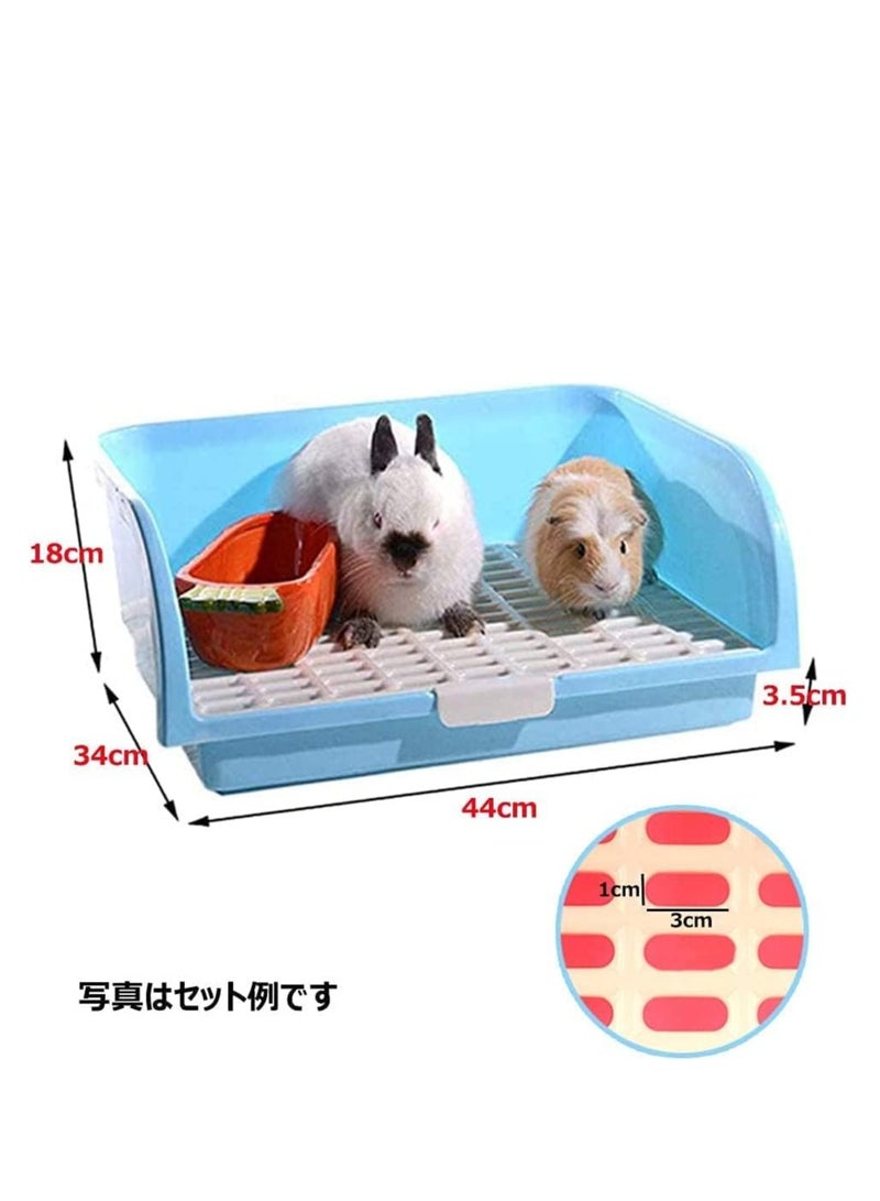 Rabbit Toilet, Large Chinchilla for Ferret, Square Toilet, Convenient to Clean, Comfortable, Perfect for Large Rabbits, Large Size, Wall Mounted, Washable - Image 2