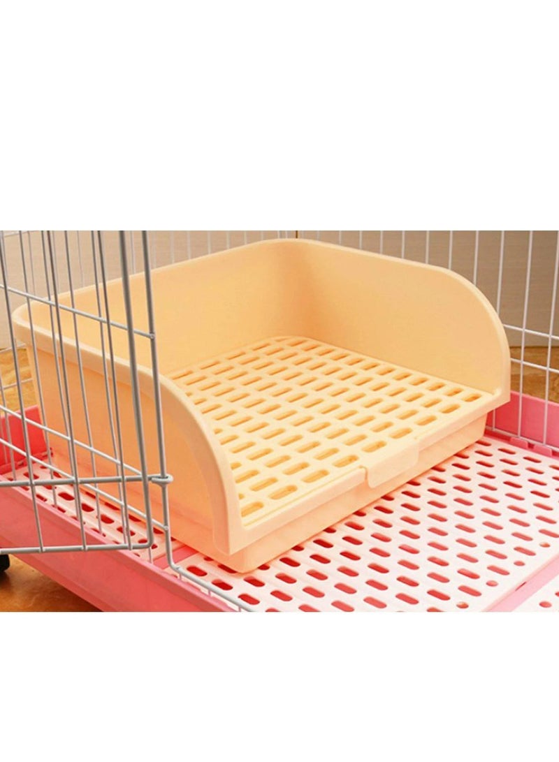 Rabbit Toilet, Large Chinchilla for Ferret, Square Toilet, Convenient to Clean, Comfortable, Perfect for Large Rabbits, Large Size, Wall Mounted, Washable - Image 3