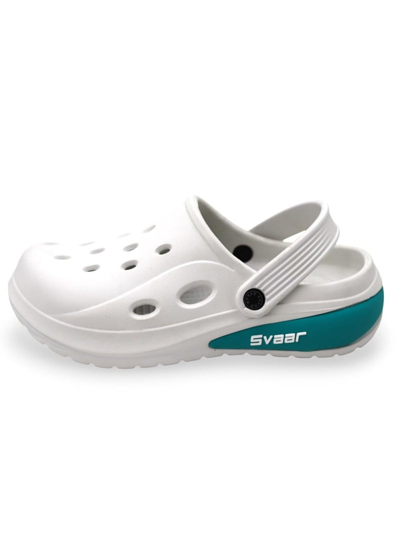 SVAAR أحذية سفاار دريفت الكلاسيكية للرجال مع حزام خلفي قابل للتعديل للبالغين | مريحة وخفيفة الوزن | أنيقة، مضادة للانزلاق ومقاومة للماء | صنادل للاستخدام اليومي للرجال والأولاد - Image 4