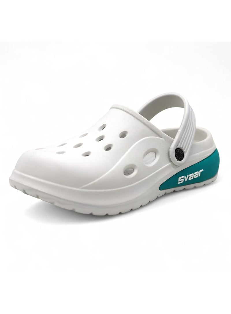 SVAAR أحذية سفاار دريفت الكلاسيكية للرجال مع حزام خلفي قابل للتعديل للبالغين | مريحة وخفيفة الوزن | أنيقة، مضادة للانزلاق ومقاومة للماء | صنادل للاستخدام اليومي للرجال والأولاد - Image 3