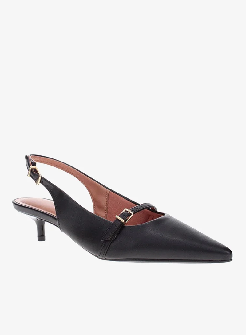 فيزانو حذاء بكعب منخفض للنساء - حذاء أنيق بكعب عالٍ للمكتب وأحذية كلاسيكية للبنات