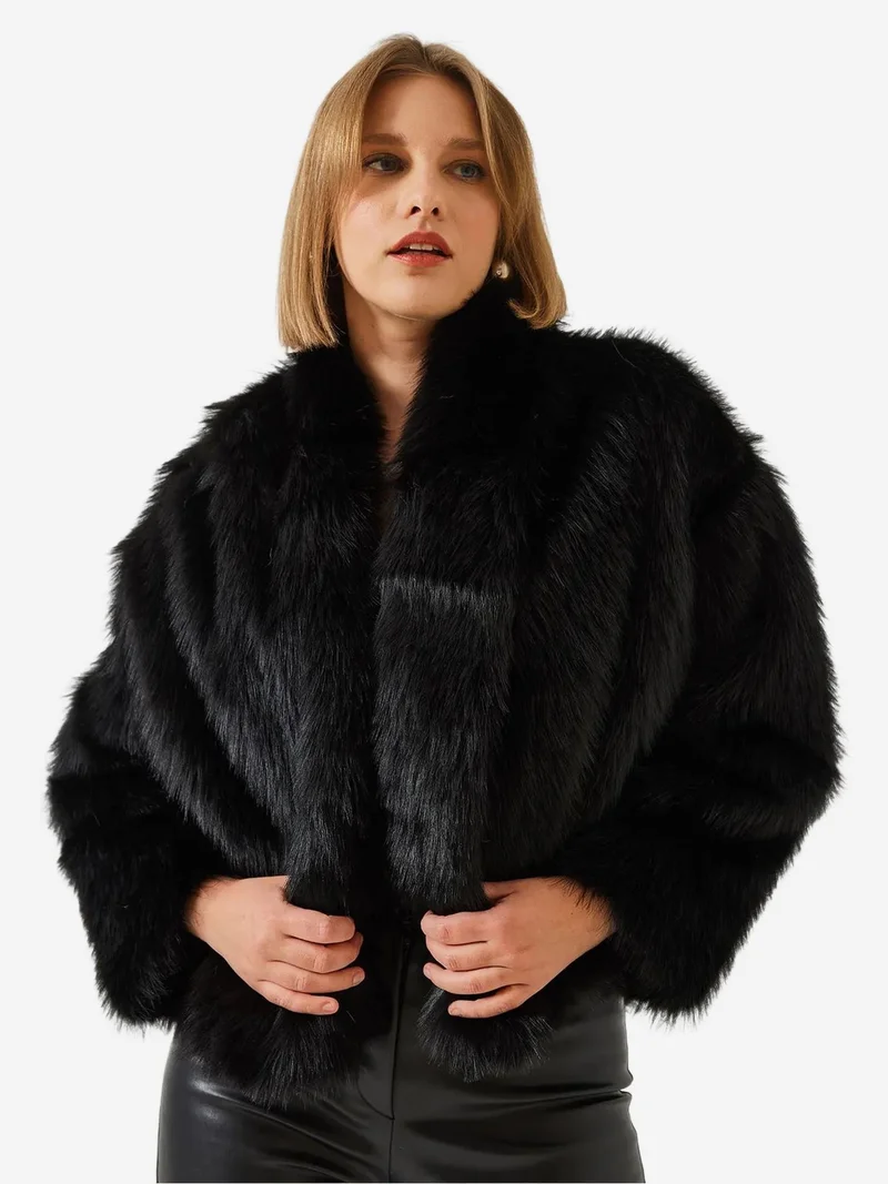 بيانكو لوتشي معطف فرو صناعي من لوتشي