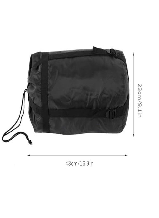 Chiffonade 2Pack Waterproof Compression Sack, Oxford Fabric Ultralight Storage Bag for Sleeping Bag - Camping Hiking Travel Accessories (17x9 Inch, Black) - Image 3