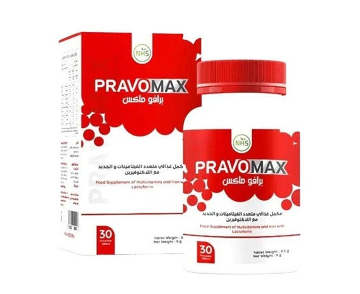 Bravo Max Iron & Vitamins 30 Chewable Tablets