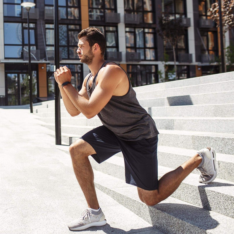 MCPORO Mens Athletic Shorts with Pockets Quick Drying Activewear for Gym Workout Black - Image 5