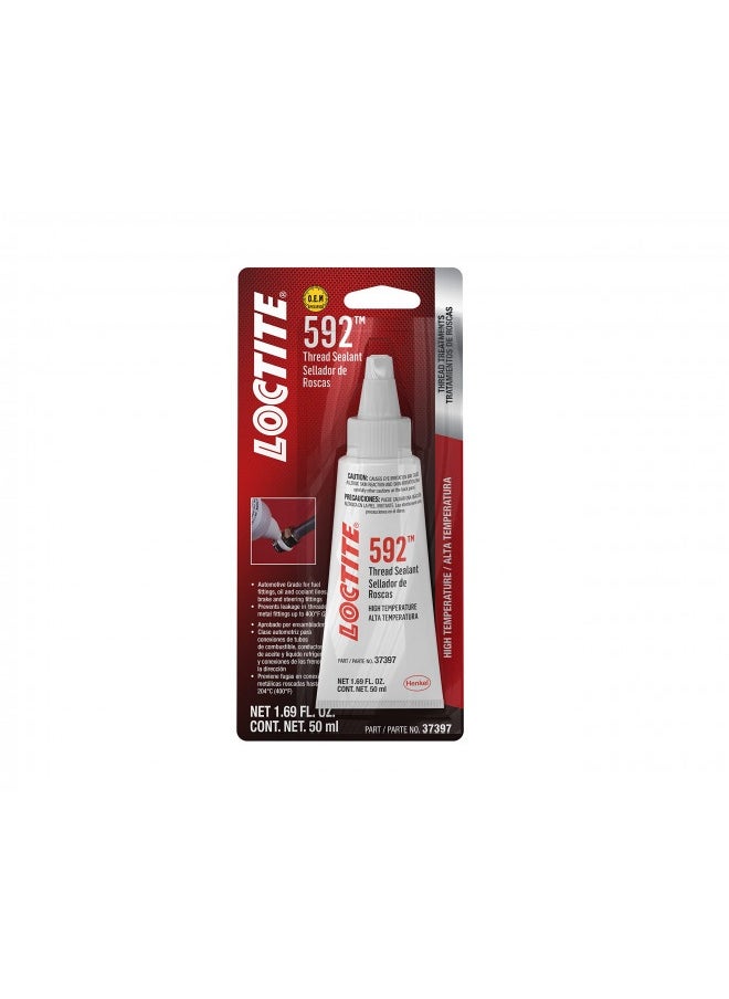 Loctite - Loctite Pst 592 Thread Sealant For Automotive: Low-Pressure, High-Viscosity, Anaerobic, Prevents Galling | Opaque, Off-White, 50 Ml Tube (Pn: 483630) - Image 1