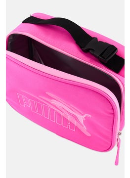 PUMA Kids Girl Brand Logo Lunch Box Bag 23 L x 18 H x 9 W cm, Pink  - Image 2