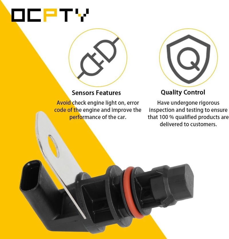 OCPTY Crankshaft Position Sensor PC964 Fit for Cadillac CTS 2016, Escalade 2015-2019, Silverado 1500 2014-2020, Tahoe, Suburban, for GMC Sierra 1500 - Engine Timing Sensor, CKP Sensor Replacement - Image 4