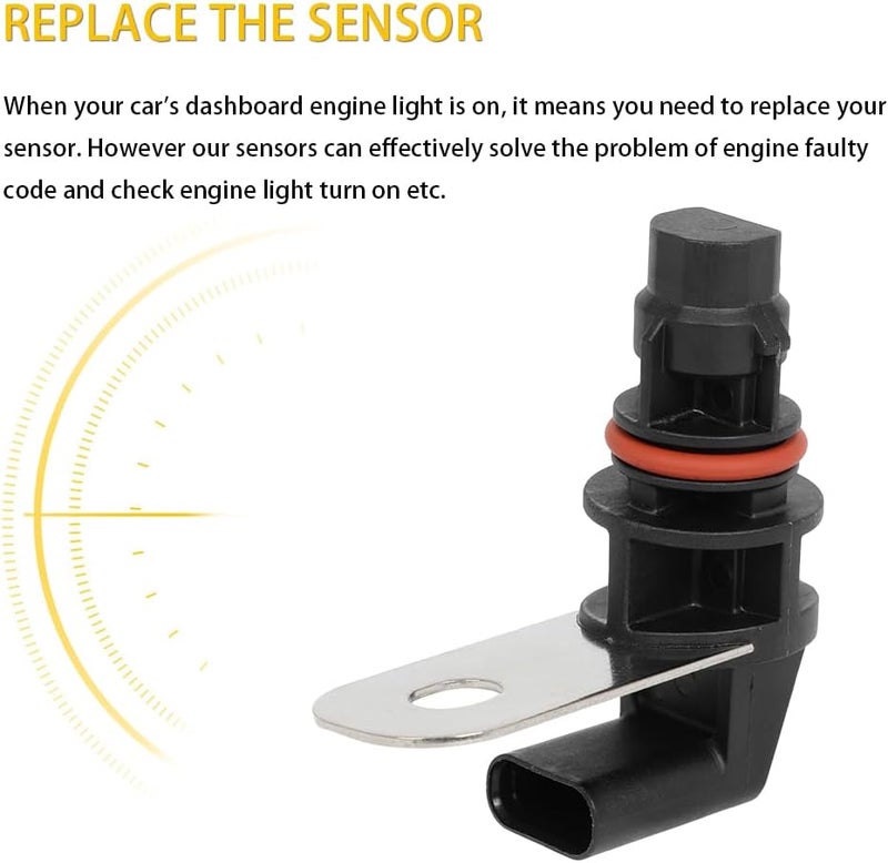 OCPTY Crankshaft Position Sensor PC964 Fit for Cadillac CTS 2016, Escalade 2015-2019, Silverado 1500 2014-2020, Tahoe, Suburban, for GMC Sierra 1500 - Engine Timing Sensor, CKP Sensor Replacement - Image 5