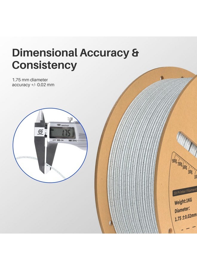خيوط ELEGOO PLA مقاس 1.75 مم من الرخام 1 كجم، دقة أبعاد خيوط الطابعة ثلاثية الأبعاد +/- 0.02 مم، بكرة من الورق المقوى 1 كجم (2.2 رطل) خيوط الطباعة ثلاثية الأبعاد مناسبة لمعظم طابعات FDM ثلاثية الأبعاد - pzsku/ZA67DD82F1241FD5E439EZ/45/_/1737721255/0abd7505-d147-40bc-a7ea-f5f9197bb568
