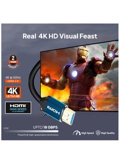 موسل موصل اتش دي ام أي 4k على 60هرتز كابل 15متر  - Image 3