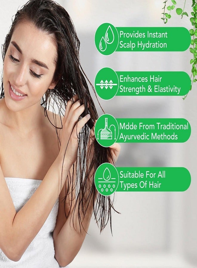 ALIVER Rosemary Hair Repair Oil, Restores Dry & Damaged Hair, Make Hair Silky, Smooth, and Shiny, Enhances Softness & Elasticity, Scalp Hydration, 40 Leave-In Serum Capsules - Image 3